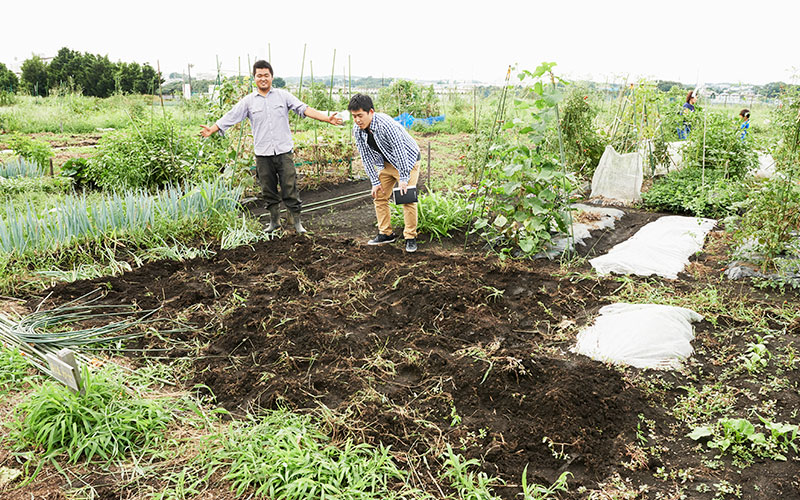 一方、郊外型の広々とした都市農園。こちらも人気です！