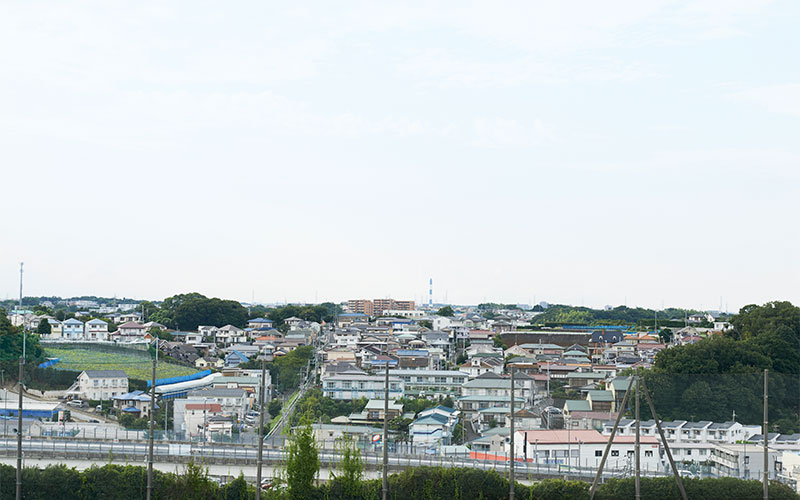 変わって、住宅街の風景です