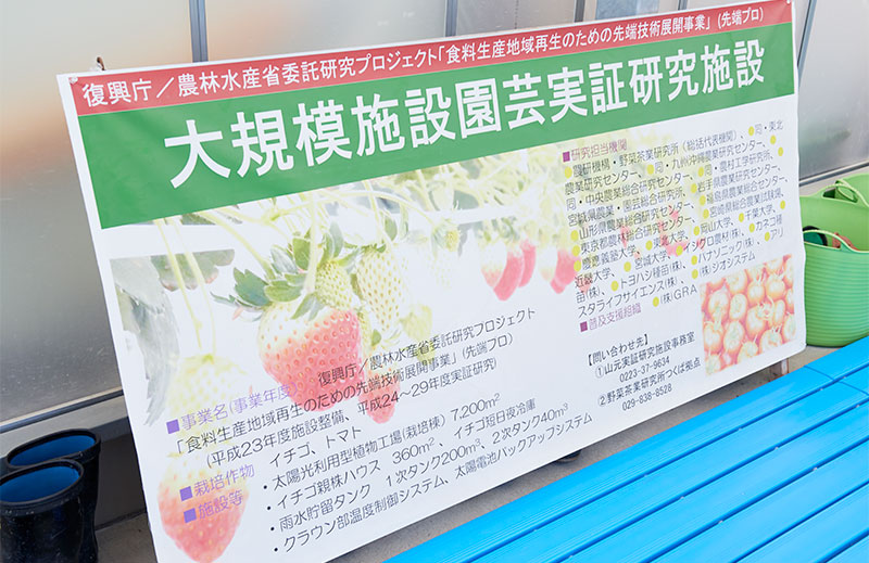 『大規模施設園芸実証研究施設』のプロジェクト内容パネル